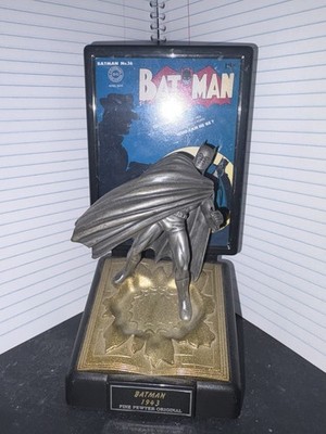 1943 Batman Fine Pewter Figure Comic Book Champions DC Comics Golden Age NIB
