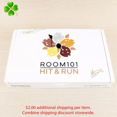 Room 101 Hit & Run Perfecto Empty Wood Cigar Box 9.5'' x 6'' x 1.5''