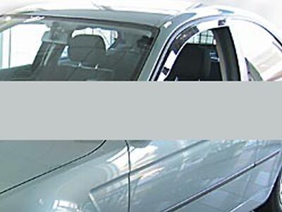 J&J AUTOMOTIVE | Windabweiser Passend Für 3 Series E46 Limousine 1998-2005, Heko Regenabweiser, Getönt, Set 4-Teilig, Vorne, Hinten, Aerodynamisch
