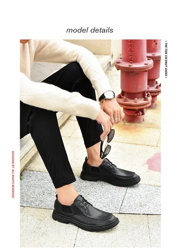 Breathable Men Dress Shoes Waterproof Light Oxford Shoes Non Slip Soft Loafers - Picture 16 of 25