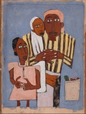 William H Johnson Fright : Archival Quality Giclée Art Print 1940s