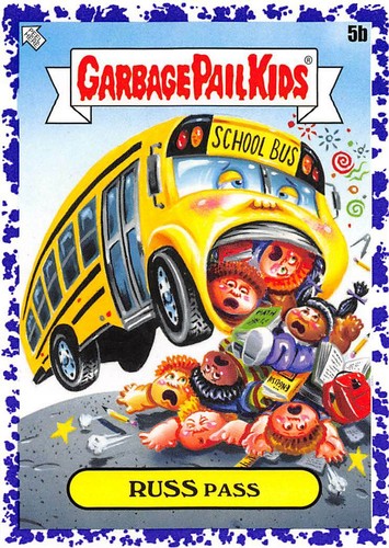 GARBAGE PAIL KIDS 2020 TARDE TO SCHOOL BORDO VIOLA PARALLELO PICK-A-CARD GPK W@W - Foto 20 di 401