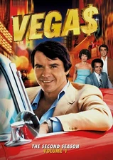 Vegas -  Season 2 Vol 1- Robert Urich , Phyllis Davis Tony Curtis - New 3DVDset