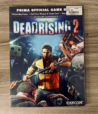 Dead Rising 2 : Prima Official Game Guide Paperback Map Poster New Sealed