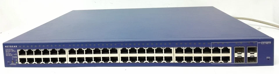 Netgear Gigabit Smart Switch 48 Ports With 48 PoE Ports Prosafe GS748TP - Image 2 of 4