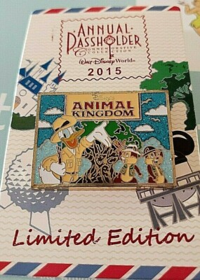 Pin 111839 2015 WDW Annual Passholder Animal Kingdom Donald Duck LE 2500 NOC