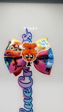 Hairbows Inspired In " ANXIETY" INSIDE OUT 2. Decorate With Resin..Girls.Ribbon