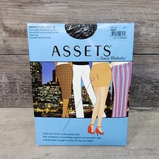 Assets by Sara Blakely Perfect Pantyhose Full Length Body Shaper Size: 2 Black 