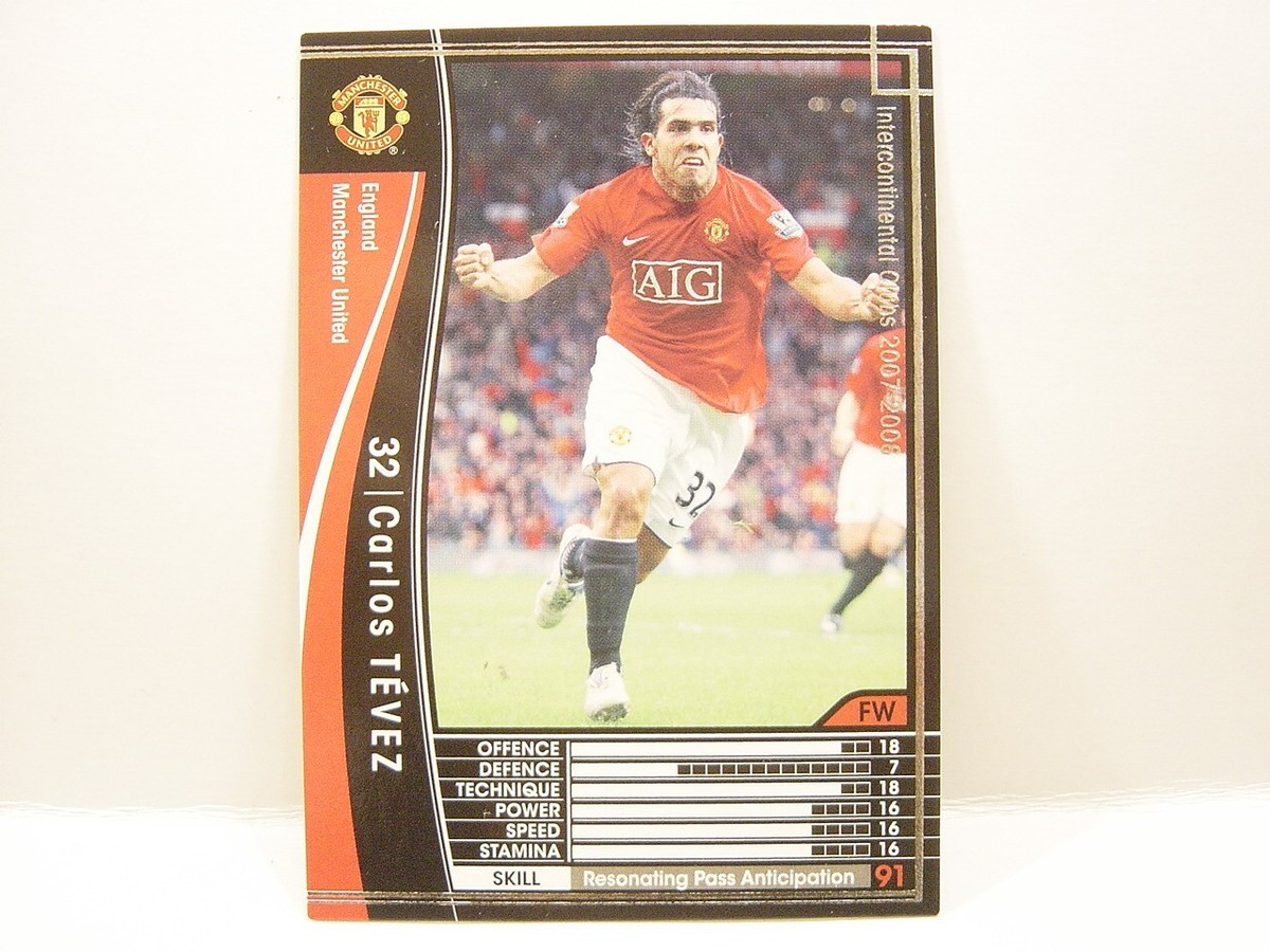 Panini WCCF 2007-08 Carlos Tevez 1984 Argentina No.32 Manchester