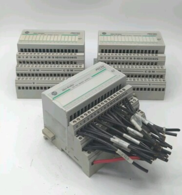 Allen Bradley 1794-OB16 + AB 1794-TB2 Flex Logix DC Output Module *Lot Of 3*