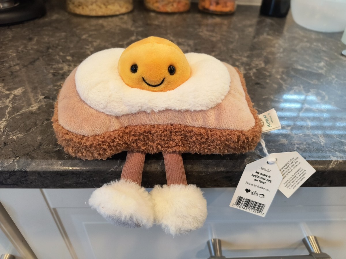 Brand new Jellycat My name is Egglantine egg on toast NWT 100