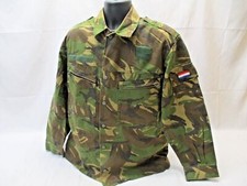 NETHERLANDS DUTCH ARMY WOODLAND CAMO DPM CAMO TOP BDU SHIRT COMBAT UNIFORM COAT