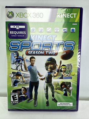 Kinect Sports: Season Two 2 (Microsoft Xbox 360) Brand New