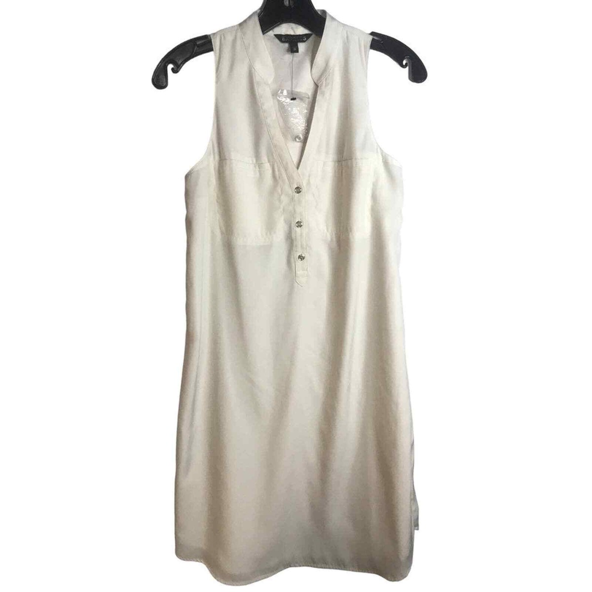 express cream dress Express Cream Sleeveless Dress Size XS (Note possible flaw)