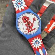 NEW LIMITED EDITION Swatch Originals LUCKY MONKEY SUOZ203 41mm Watch 95