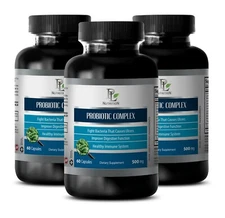 Extra Strength Formula - PROBIOTIC COMPLEX - Supplement 3 Bottle 180 Capsules