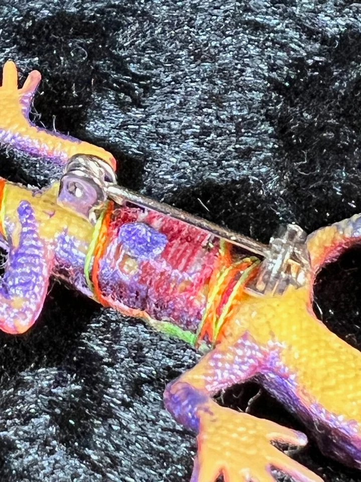 Colorful Gecko Brooch or Lapel Pin or Hat Pin with gift box - Image 4 of 4