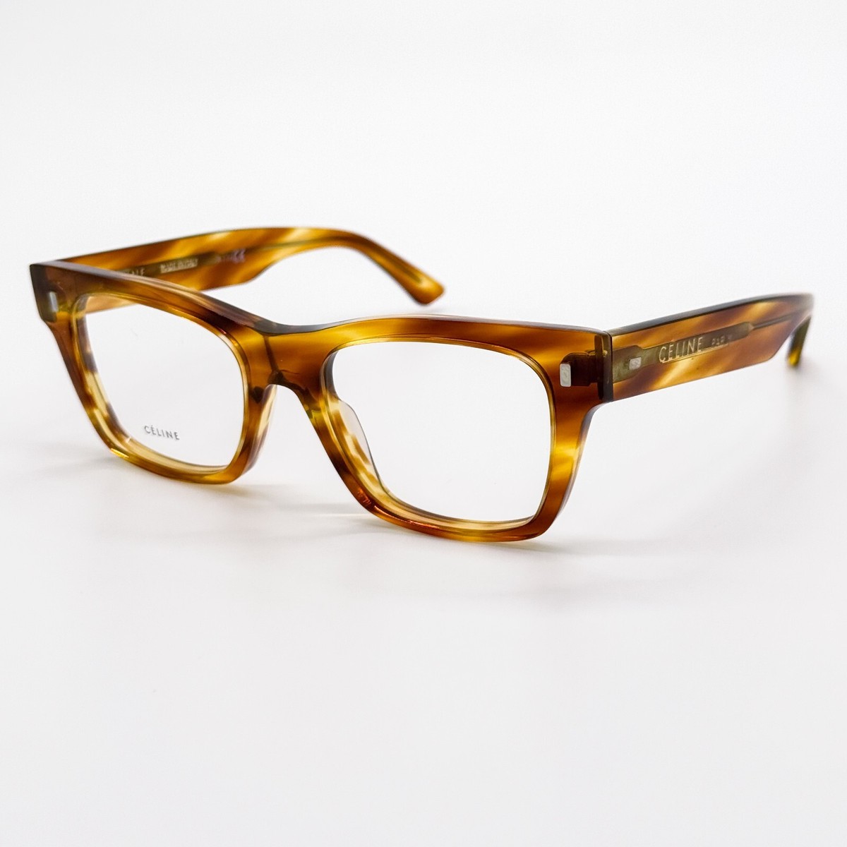 NEW CELINE CL 50011I 056 UNISEX HAVANA EYEGLASSES CELINE 