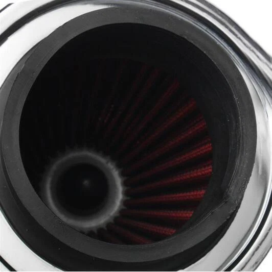 Filtro de aire de admisión de aire frío turbocompresor de alto flujo estilo fibra de carbono de 3" entrada/5" Foto 2 de 4