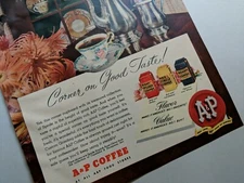 Vintage 1949 A&P Ann Page Coffee Grocery Store Original Magazine Ad