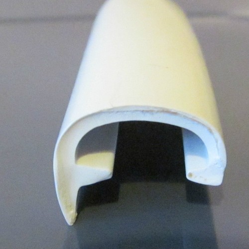 5/8" Wide Polar White RV Marine Camper Vinyl Trim Molding Flexible
