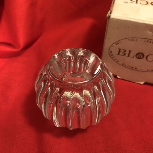 BLOCK Lead Crystal Reversible Voitive Candle - Picture 1 of 2