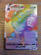Rillaboom Vmax 193/192 Rebel Clash NM Full Art Secret Rainbow Rare Pokemon Card on eBay