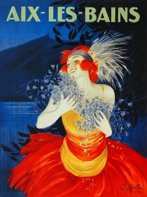 2983.Aix Les Bains fashion Yellow dress POSTER.French.Home room office art decor