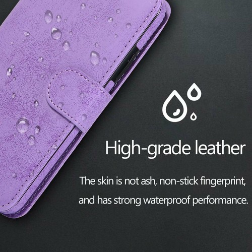 For iPhone 16e 15 14 13 12 11 Pro MAX X 8 Magnetic Leather Removable Wallet Case - Picture 66 of 83