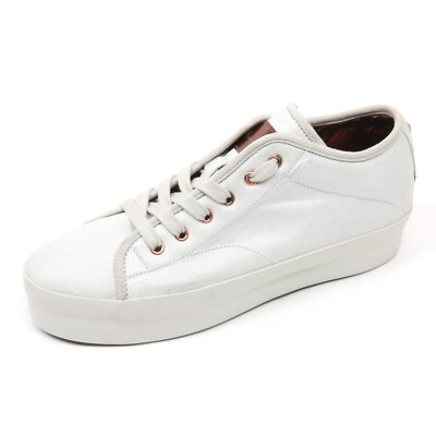 C3878 sneaker donna ALEXANDER SMITH bianco/argento shoe woman