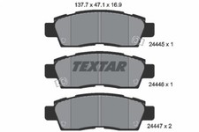 BRAKE PAD SET, DISC BRAKE FOR BUICK CHEVROLET GMC TEXTAR 2444501