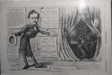 The Great Democratic Moral Show, by Thomas Worth - Harper's Weekly, 1880