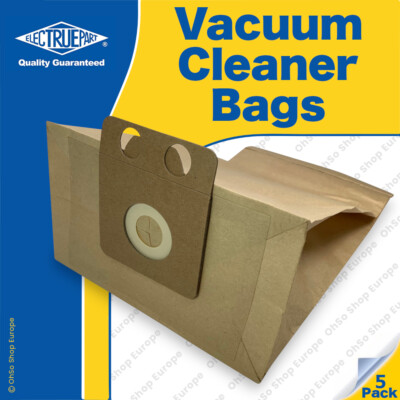 5 x NILFISK Vacuum Cleaner Dust Bags To Fit - Family Series, VP300, GD1000