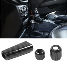 3pcs Center Handbrake Brake Gear Shift 4WD Trim Cover for Jeep Wrangler JL 2018+