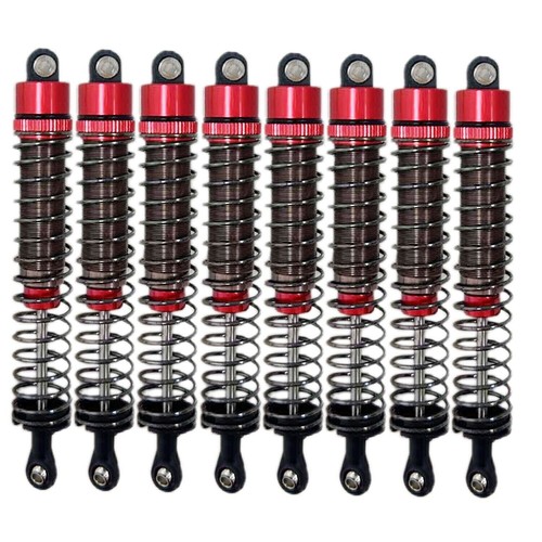 Amortiguador de aceite de aluminio/barra de rueda para Tamiya Clodbuster/piezas de chasis BullHead - Imagen 8 de 8