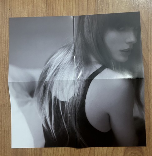TAYLOR SWIFT TORTURED POETS DEPARTMENT 9x9 POSTER FROM OFFICIAL CD! - 第 1/2 張圖片