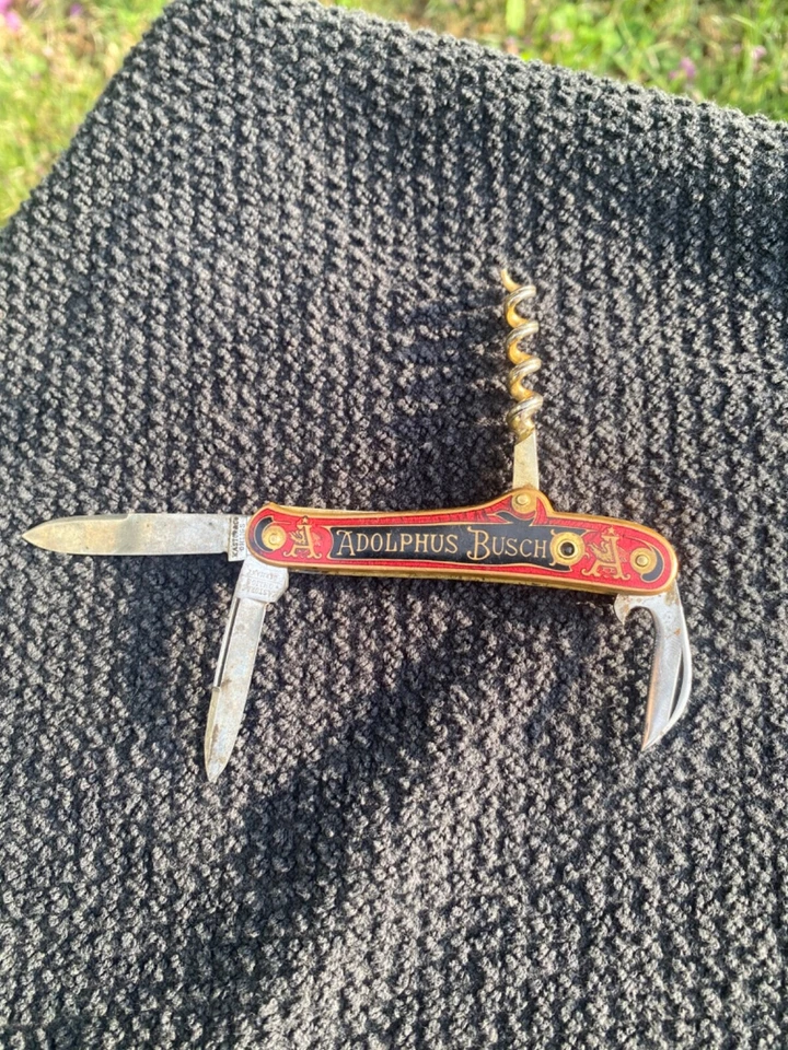 Navaja de bolsillo vintage Kastor & Co. Solingen Alemania Foto 2 de 4