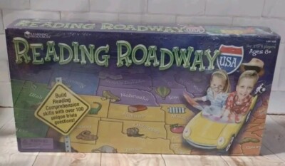 Learning Resources Reading Roadway - Educational Comprehension Trivia Board Game