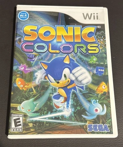 Sonic Colors Nintendo Wii Game Complete w/ Manual SEGA Platformer CIB 2010