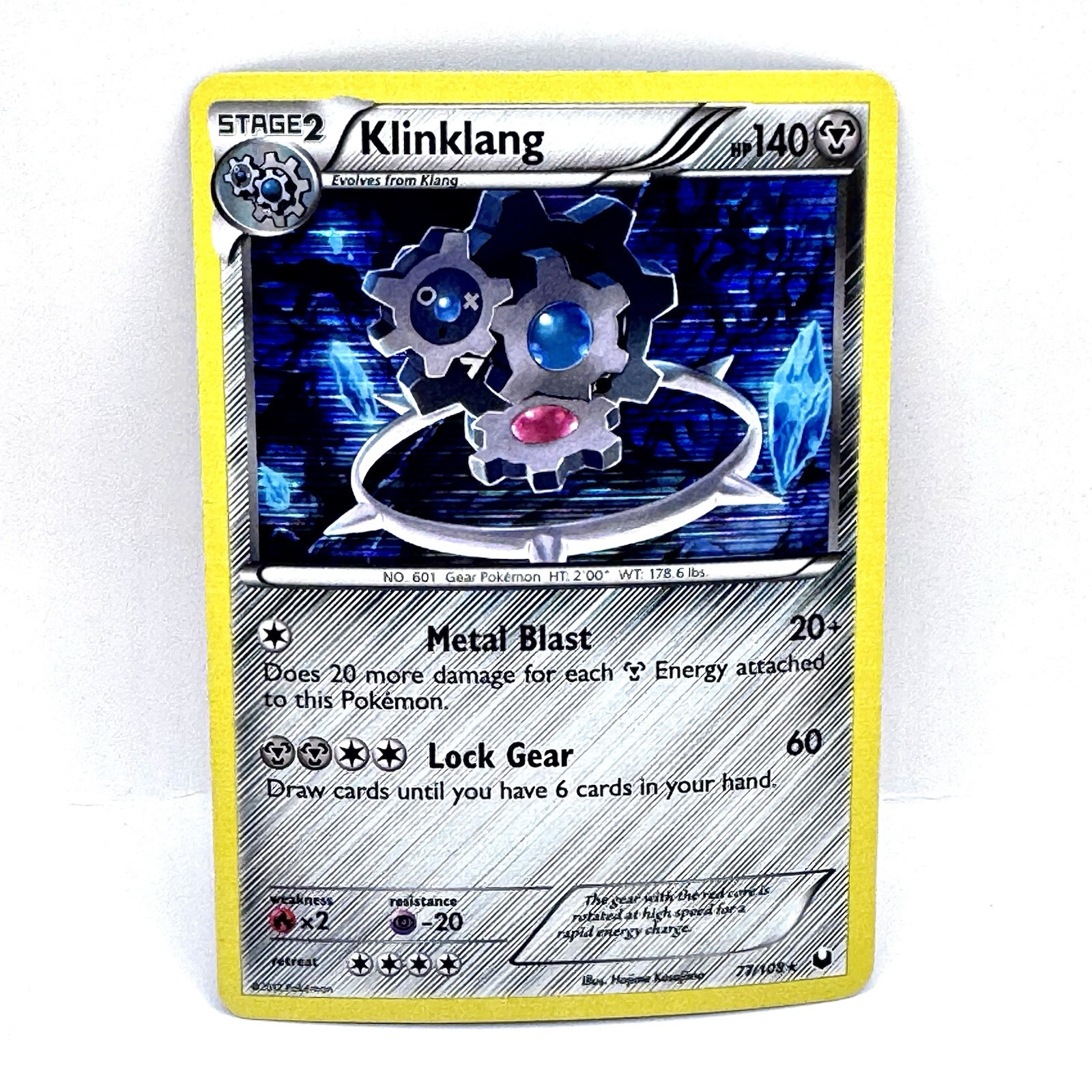 Klinklang Holo | B&W Dark Explorers 77/108 | Pokemon Karte Englisch LP