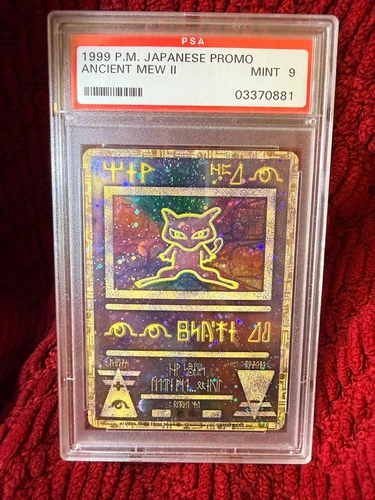 1999 POKEMON JAPANESE PROMO ANCIENT MEW II PSA 9