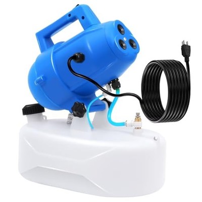 8L(2.1 Gallon) Tank, Portable Electric ULV Cold Fogger 1200W Adjustable Flow