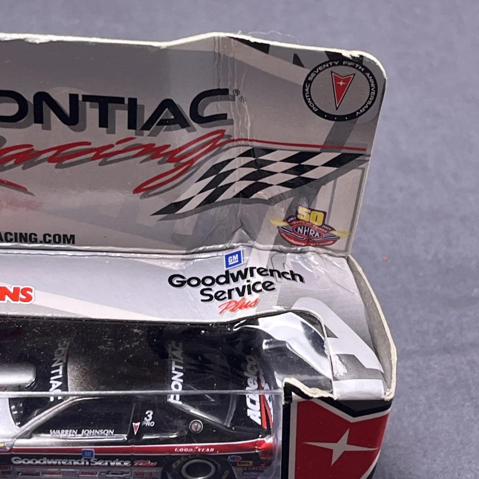 Warren Johnson Pro Stock NHRA Goodwrench Service Plus Pontiac Racing 1/64 *SEE* - Image 4 of 4