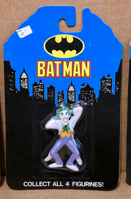 Lot of 3) Vintage 1989 Applause Batman Figures (Batman, Penguin