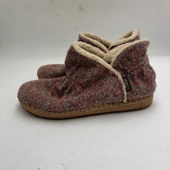 L.L. Chinelos femininos Bean 9 multicoloridos aconchegantes botas de tornozelo - Imagem 2 de 4
