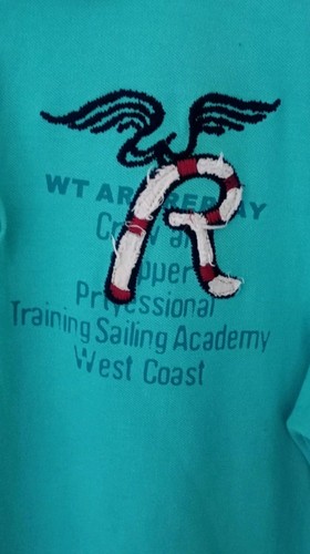 Replay Jeans Polo Shirt Printed Front&Back Embroidered Logo Turquoise Sz Large - Picture 6 of 14