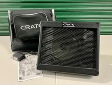 Crate Taxi TX15 Portable Guitar Amp Combo Battery Powered 2 Channel Amplifier