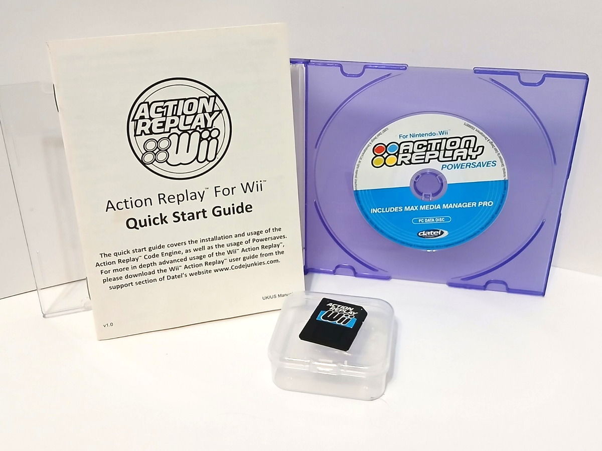 Action Replay Wii for Nintendo Wii with Micro SD Card & Start