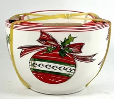 Boston International - Nesting Prep Bowls 3 Sizes - Christmas Ornaments Holiday