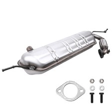 Stainless Steel Rear Exhaust Muffler Fits 2008-2015 Smart Fortwo 1.0l Smart Car Stainless Steel Rear Exhaust Muffler Fits 2008-2015 Smart Fortwo 1.0l Smart Car